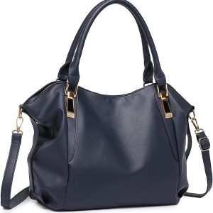 Miss Lulu – Large Women Handbag with Adjustable Strap, Waterproof PU Leather Tote Bag, Women’s Crossbody Bag for Daily Use and Travel