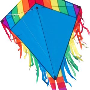 CIM Kite – Maya Eddy Blue – for children aged 3 years old – 65x72cm – Lanyard and Kite Tail included