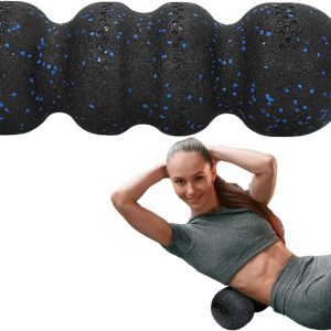 Back Massage Roller | Foam Yoga Roller For Deep Tissue Massage | Trigger Points For Muscles Home Fitness Recovery Accessory
