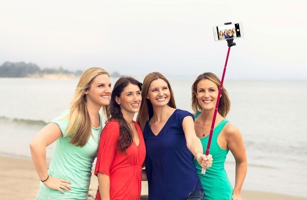 XShot AX1084 Bluetooth Selfie Stick Pink - Image 6