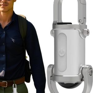 Portable Keychain Flashlight | High-Quality Rechargeable Compact Pocket Light with Waterproof Design | Key Ring Light for Hiking, Outdoor Adventures, and Situations