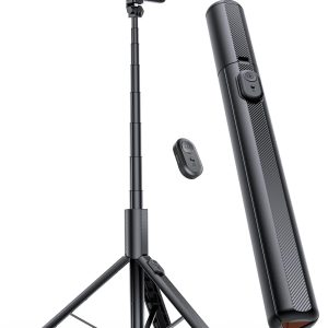 180cm Trípode Para Movil, NT79 Palo Selfie Tripode Para Movil Con Control Remoto Desmontable,Palo Selfie Para Movil Tripode Movil Alto Compatible con Iphone/Samsung/Gopro/Cámara