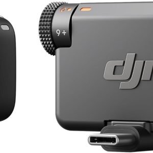 DJI Mic Mini Wireless Microphone (1 TX + 1 RX), Noise Cancelling, Auto Limit, Professional Wireless Microphone for Cameras/iPhone/Android, Vlogs, Streaming, Streaming to 400m