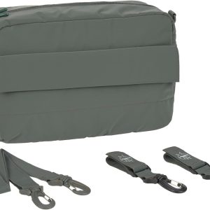 LÄSSIG Baby Pram Organiser Shoulder Bag Stroller Bag incl. Pram Clip/Casual Buggy Organizer Bag olive