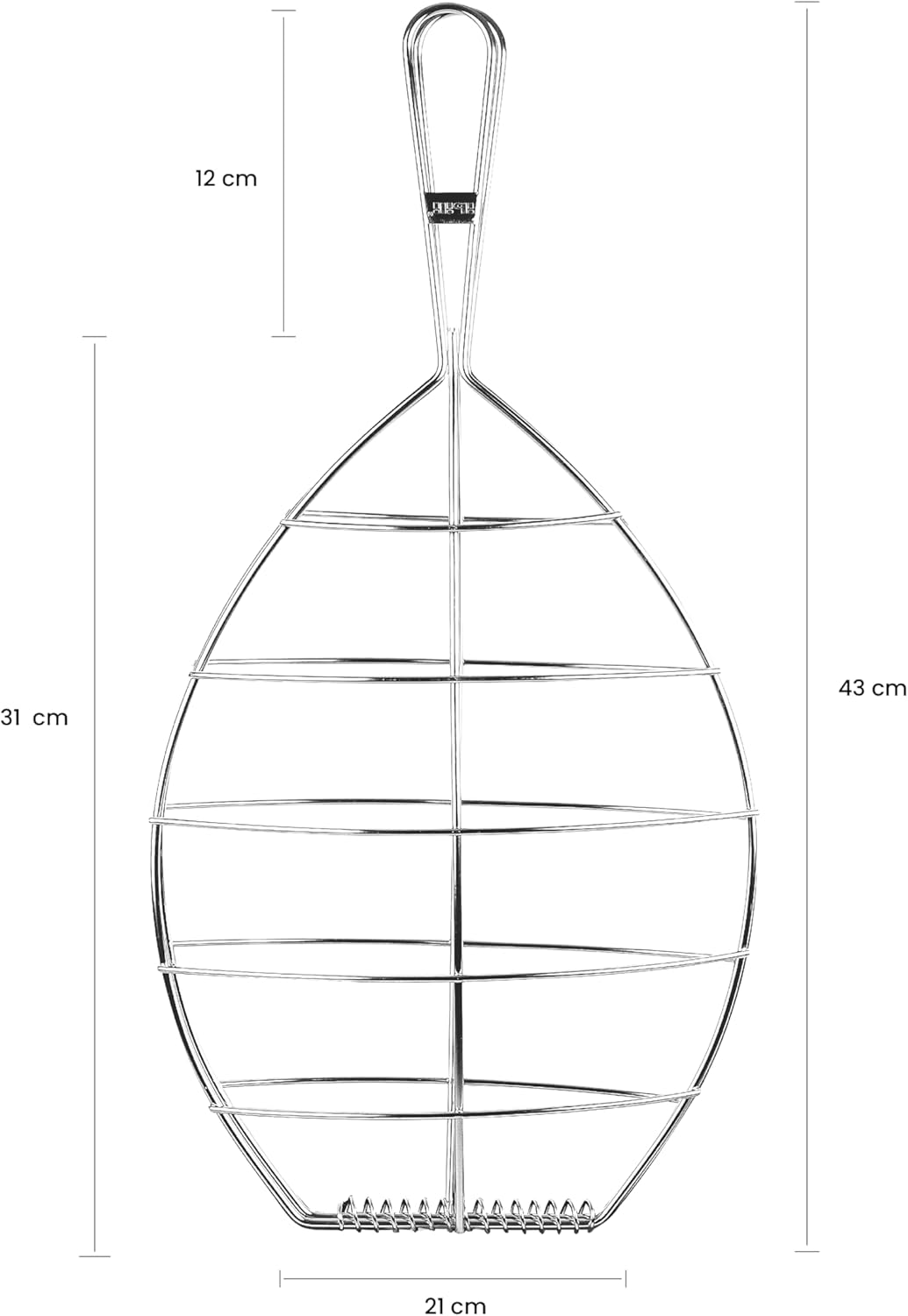 IBILI Turbot Grill - 31 x 21 cm - 18% Stainless Steel - Image 2