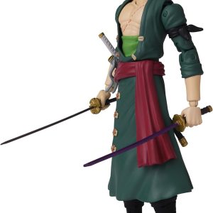 BANDAI – Anime Heroes Action Figure Zoro One Piece 15 cm, Multicolor (36932)