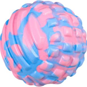 Eva Deep Tissue Massage Ball Grooved Design, Compact and Lightweight Rolling Ball for Fascia, Muscle Massage in Neck, Back and Body, Suitable for Yoga and Fitness,