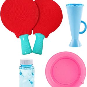 Soplador de burbujas, divertido fabricante de burbujas con bandeja, juego de patio trasero para exteriores, césped, jardín, parque, fiesta, vacaciones, escuela