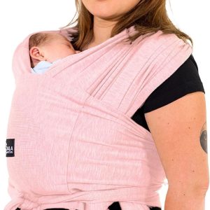 Koala Babycare Newborn Baby Carrier – Easy Fit for Moms and Dads – Multi-Use Baby Carrier up to 20 lbs – Pink Baby Carrier