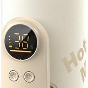 Baby Bottle Warmer for Travel, Fast Heating & Precise Temperature Control Baby Bottle Warmer with LCD Display for Breast Milk/Formula