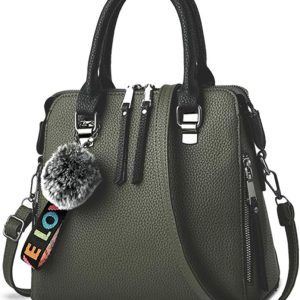 NICOLE&DORIS Women Fashion Handbags Classic Ladies Cross Body Shoulder Bag Messenger Bag Leather Large Capacity