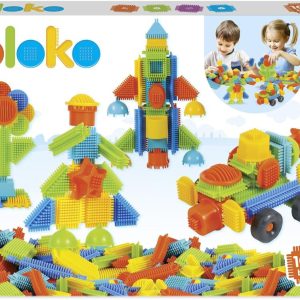 Bloko Bloko503510 – Box of 100 Building Blocks for Teeth, Multi-Colour, Assorted Colour/Model, from 1 to 8 Years