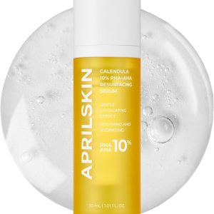 APRILSKIN Calendula10% PHA+AHA Rejuvenating Serum | Vegan, Cruelty Free | Dry, Sensitive & Acne Prone Skin