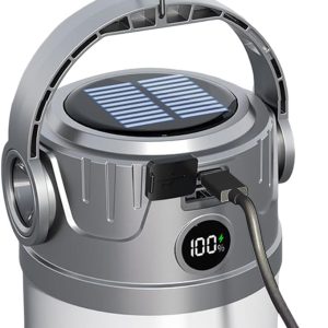 Rechargeable Camping Lantern – Portable and Lightweight LED Camping Lantern – Waterproof Foldable Light for Outdoor Home Hiking and Night
