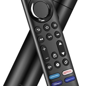 Voice Remote Control (4 Gen) Suitable for Smart TV S-Tick 2nd Gen and 3rd Gen, Lite, 4K and 4K Max, Cube 2nd Gen/3 Gen, with Bluetooth and 4 Shortcut Buttons