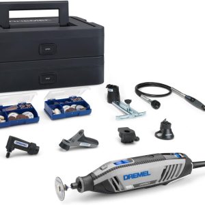 Dremel 4250 Multitool 175W, Speed 5,000-35,000RPM, Multitool Kit with 6 Accessories, 1 Platinum BOX Case, 128 Accessories
