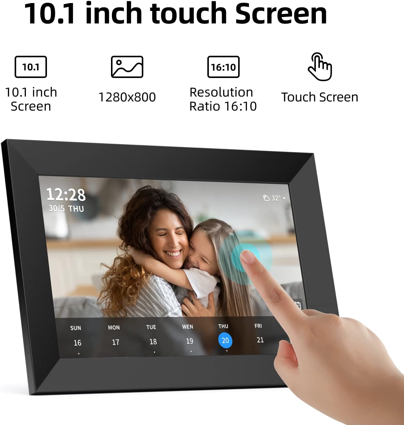 10.1 Inch Touch Screen Wi-Fi Smart Digital Calendar - Image 4