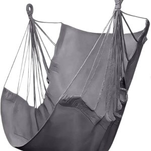 Hammock | Outdoor Swing Hammocks – Maximum Weight Capacity 150kg for Indoor Furniture for Patio, Porch, Deck, Patio, Bedroom, Balcony, Camping