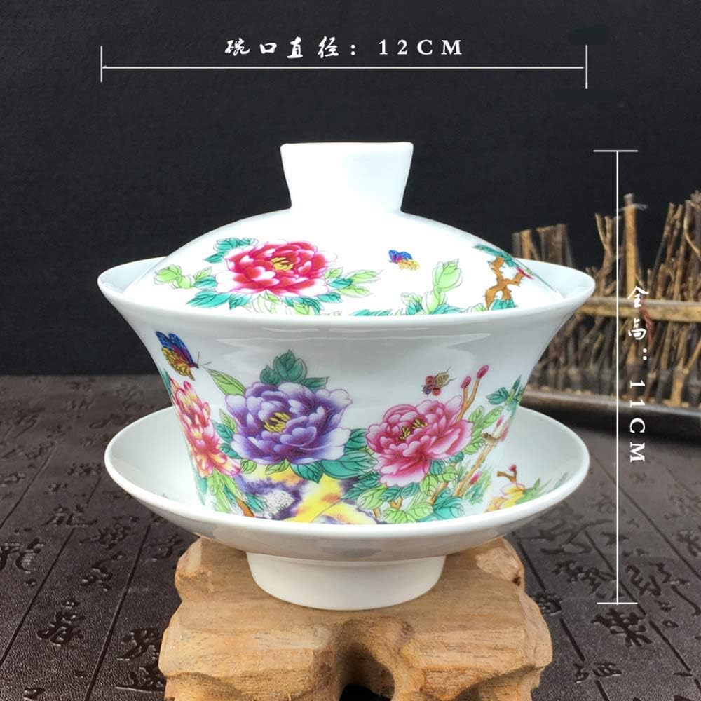 300ml Chinese Gaiwan Traditional Ceramic Tureen Tea Bowl Teaset Accessories - Image 2