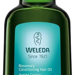 Weleda Nourishing Hair Oil, Nourishes Hair Fiber, Glossy Finish Without Open Ends, with Rosemary Oil, 100% Natural, Vegan, For Dry or Damaged Hair – 50ml
