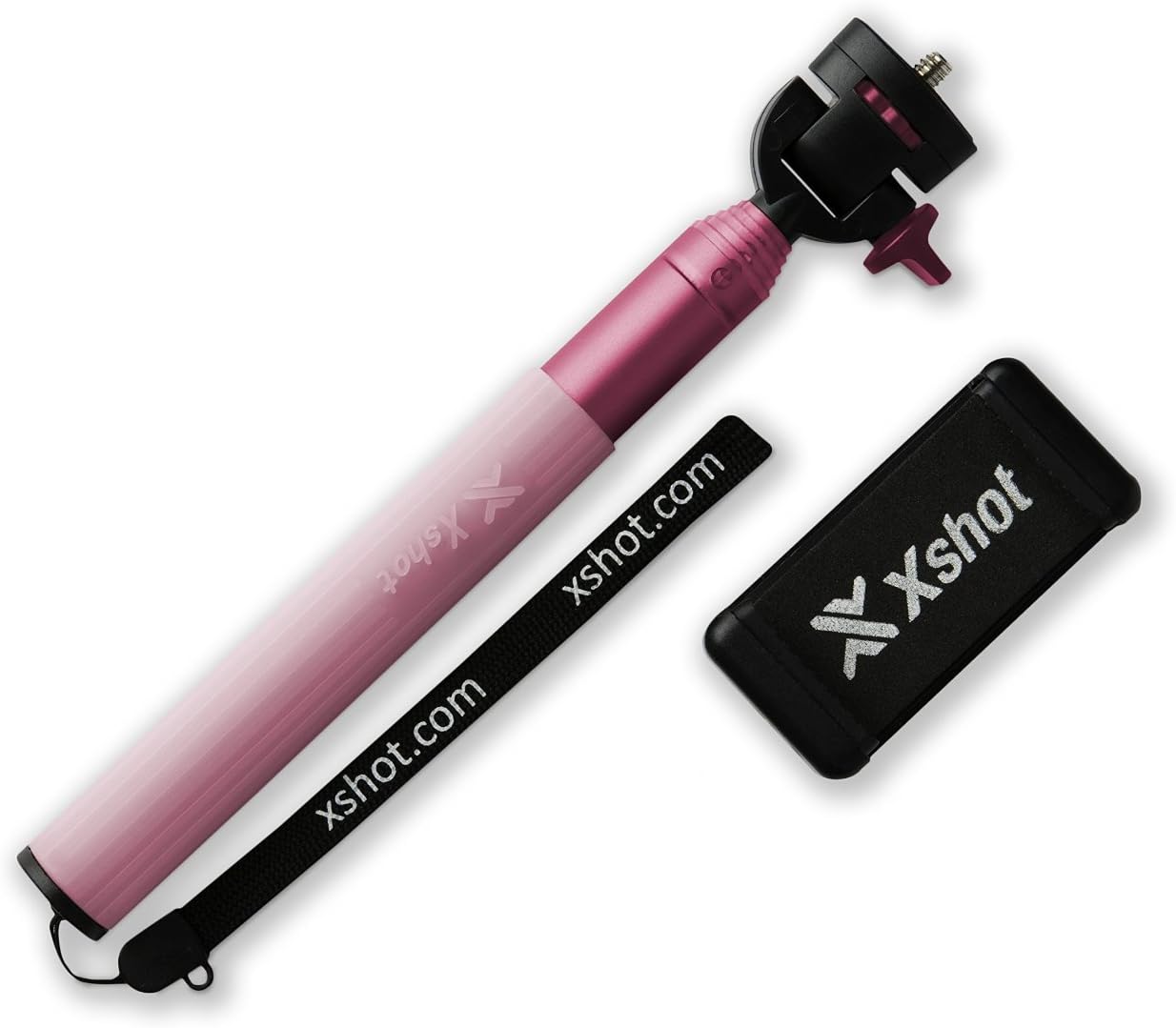 XShot AX1084 Bluetooth Selfie Stick Pink - Image 2