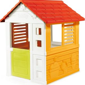 Smoby, Sunny Playhouse, with 2 Windows and Door, Solid and Robust, for Children from 2 Years, 7600810707