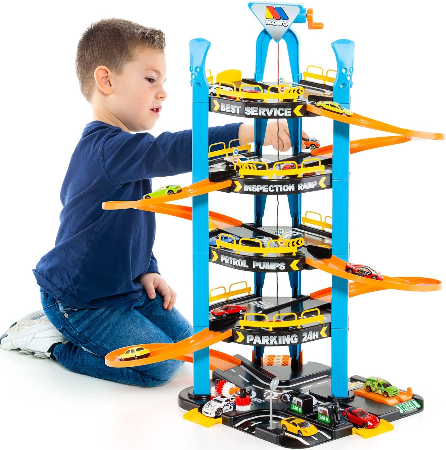 MOLTO- Electronic Parking for Children 5 Floors, (5474) - Image 2