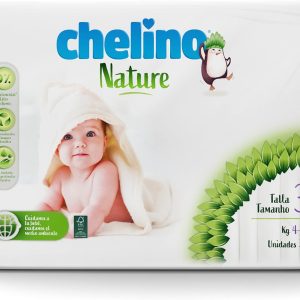 Chelino Nature Infant Diaper Size 3 (4-10 kg), 216 Nappies