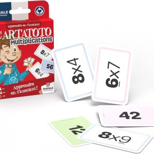 Ducale, le jeu français Cartatoto Multiplications 10006519 – Educational Card Game for Teaching and Learning to Count (French Version)