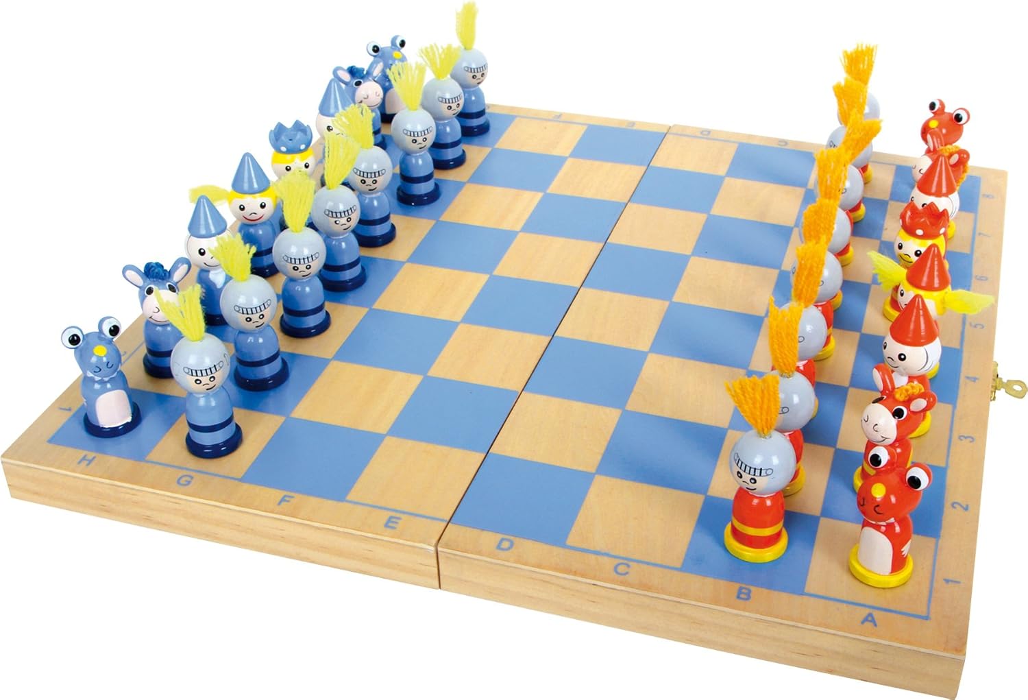 Small Foot Legler 2019198 Chess Set - Chevaliers, for 2 Players