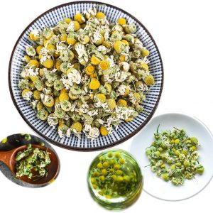 Chinese Herbal Tea Chamomile Imported German Raw Material Bulk New Scented Tea Health Care Flowers Tea Healthy Green Food (50)