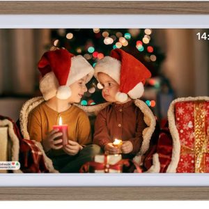 Digital Photo Frame Rollei Smart Frame WiFi 212 21.5″ Frameo Digital Photo Frame 1920×1080 IPS Touch Screen 32GB Share Photos and Videos Oak Wood Frame-Photo-Digital-Frame-Photo Frame Photo Frame