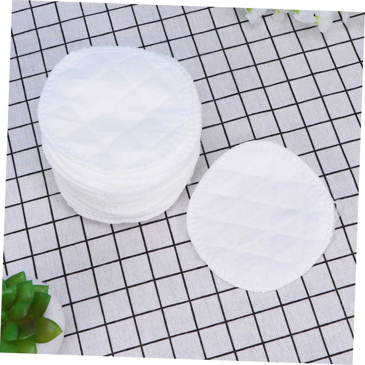 20pcs Breastfeeding Pads Cotton Pad Quick Absorption Washable - Image 4