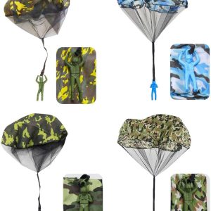 4Pcs Man Parachute Kite Kids Flying Toys for Girls Parachute Games Parachute Toys for Kids