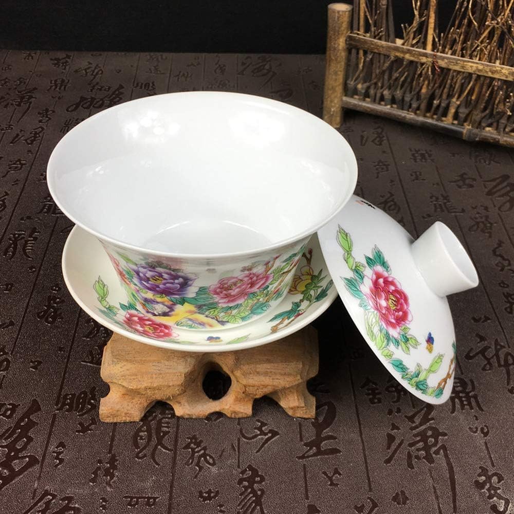 300ml Chinese Gaiwan Traditional Ceramic Tureen Tea Bowl Teaset Accessories - Image 5
