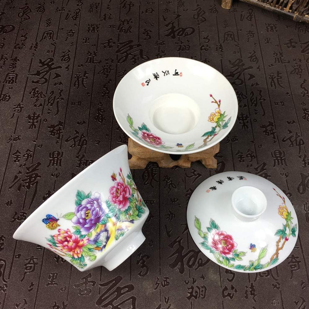 300ml Chinese Gaiwan Traditional Ceramic Tureen Tea Bowl Teaset Accessories - Image 4