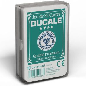 LA DUCALE Origine – Set of 32 Cards – Belote Game – Plastic Box