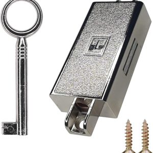 cyclingcolors Cabinet Lock with Key Chrome Chrome Cabinet Drawer Door Right
