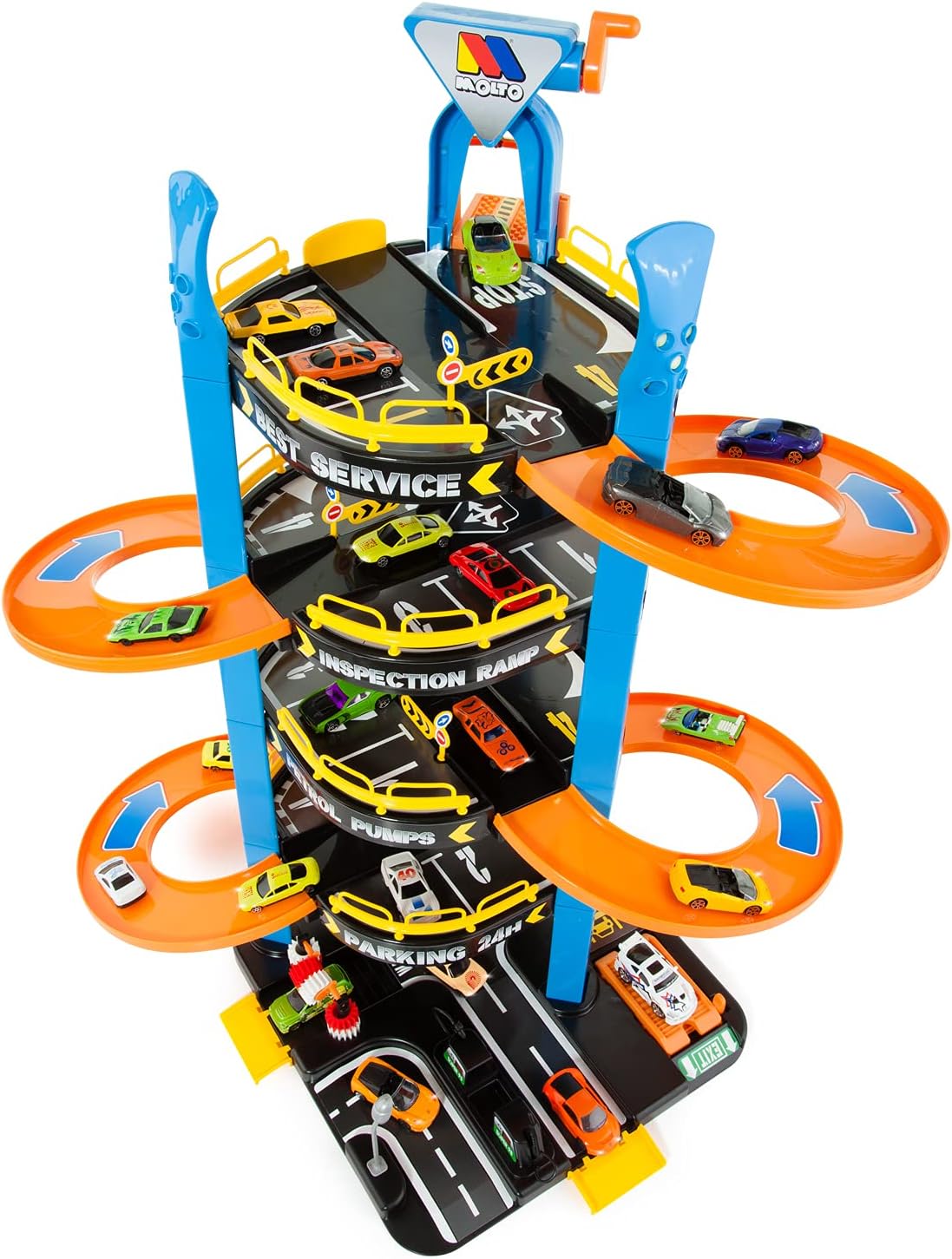 MOLTO- Electronic Parking for Children 5 Floors, (5474)