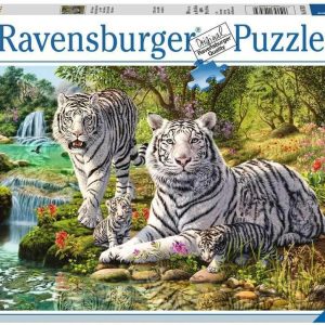 Ravensburger White Tigers 500 Piece Jigsaw Puzzle for Adults and Kids Ages 10+