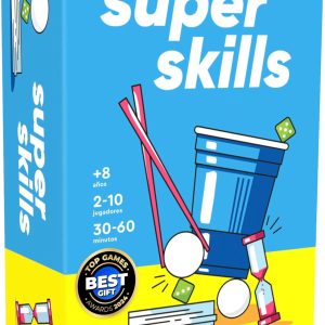 The World Game Super Skills – Fun Action Filled Board Game for Kids and Adults for Easter – Gift for All Ages