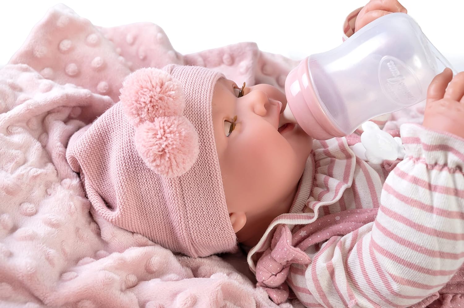 Antonio Juan Dolls - Newborn MIA Pees with Blanket - Image 3