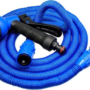 Pro C2607B Expandable Hose with Water Pressure, Blue, 7.5 m