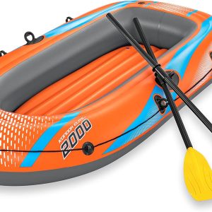 Bestway Kondor 2000 Inflatable Rubber Boat, Dinghy for 1 Adult, 1 Child