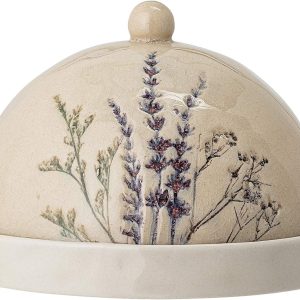 Bloomingville Bea Butter Dish Natural Ceramic