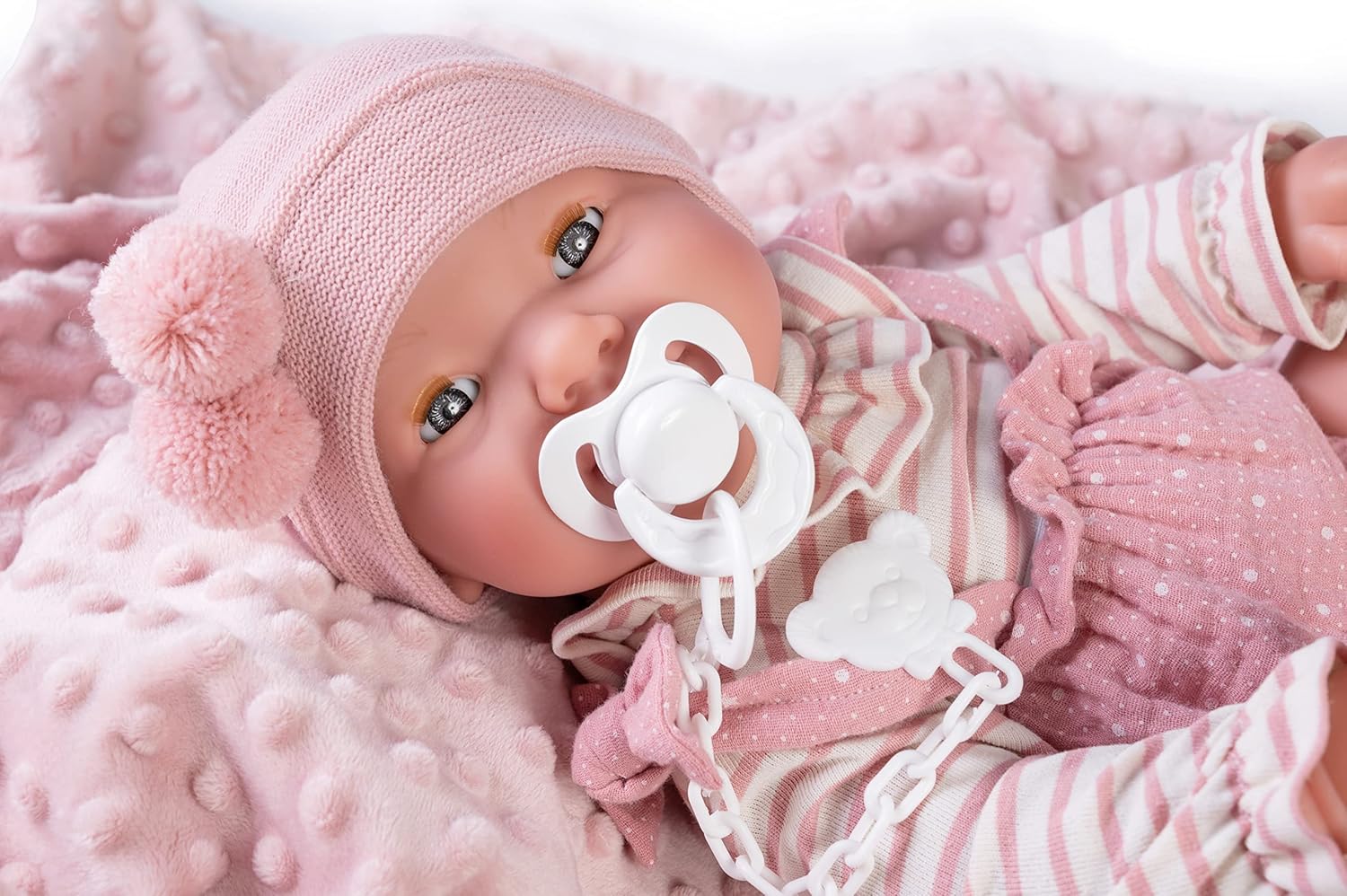 Antonio Juan Dolls - Newborn MIA Pees with Blanket - Image 5