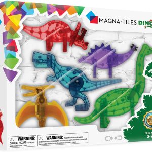 Magna-Tiles – Dinosaur Game – Magnetisch Speelgoed 5 stuks