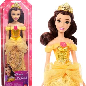 Mattel Disney Princess Belle Doll Princess Movie Beauty and the Beast Toy +3 Years (HLW11)