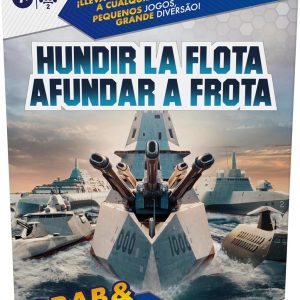 Hundir la flota Grab and Go – Juego portátil para 2 jugadores – Juego infantil para viajes