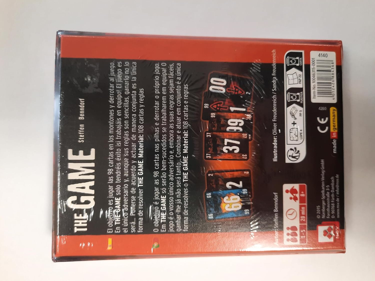 NSV The Game Cooperative Card Game. Spanish Version - Image 7